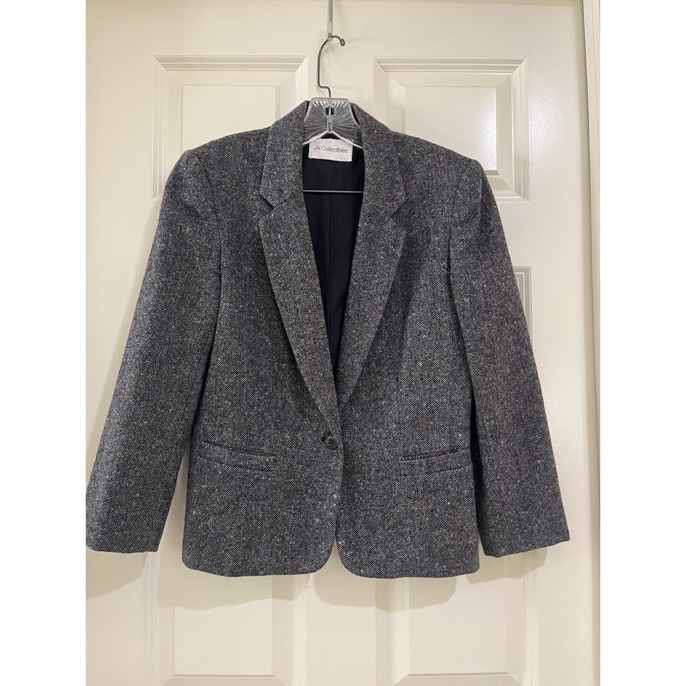 jh collectibles women 100% wool‎ blazer size 8